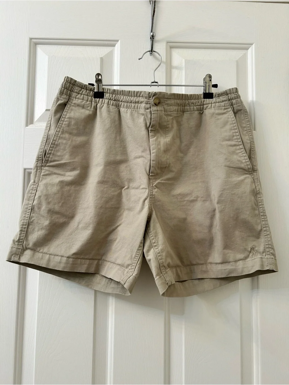 Polo by Ralph Lauren Tan Flat-Front Men's Shorts